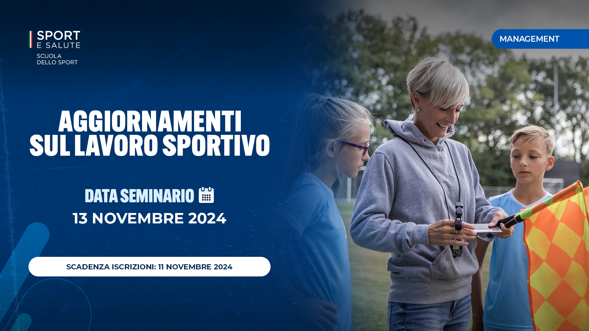 Scuola dello Sport, mercoledi 13 novembre il seminario online 