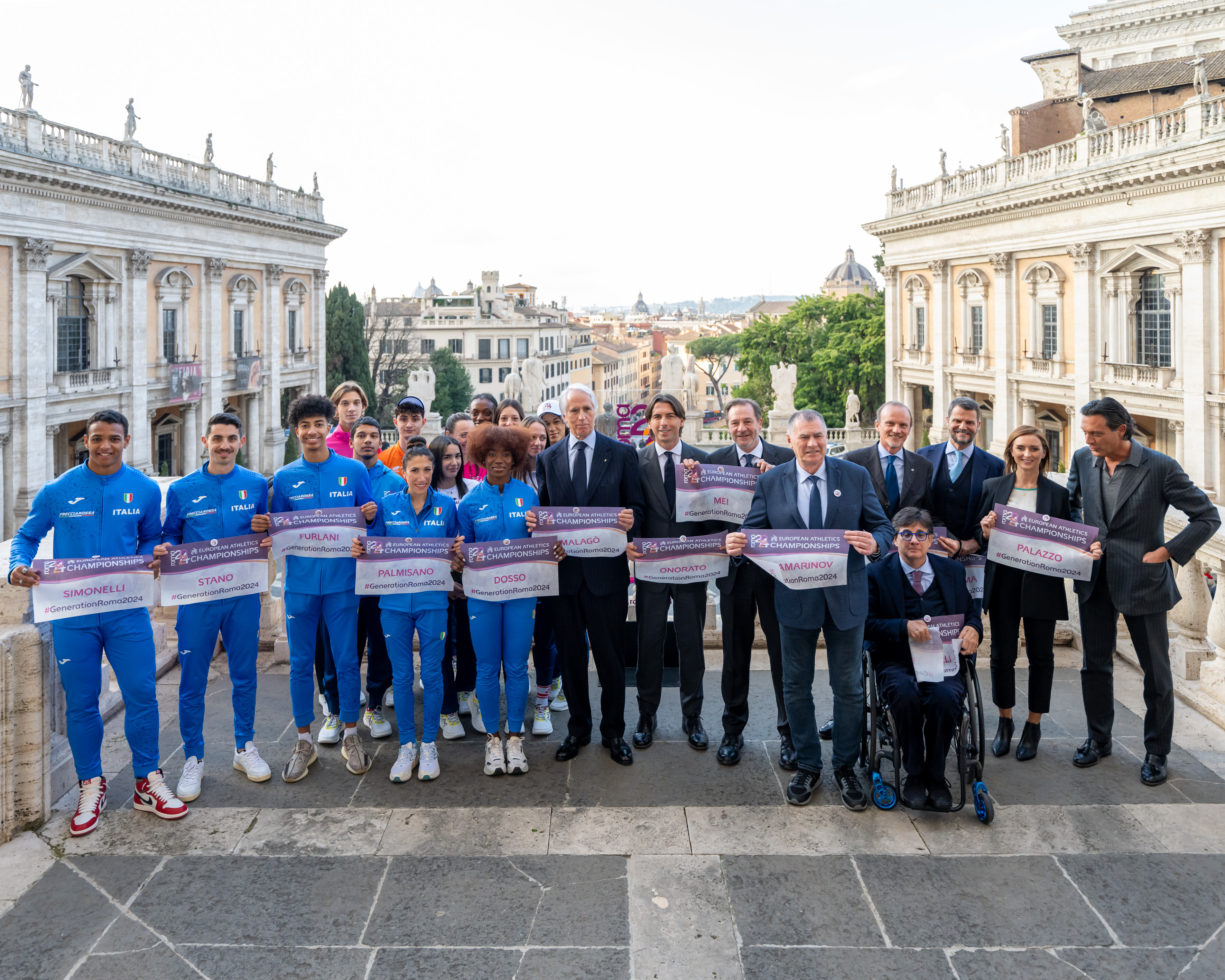 Roma 2024, presentati in Campidoglio i Campionati Europei di Atletica Leggera