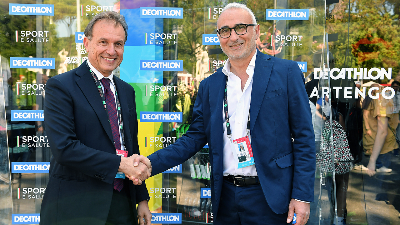 Firmato accordo tra Sport e Salute e Decathlon, al centro di tutto la pratica sportiva