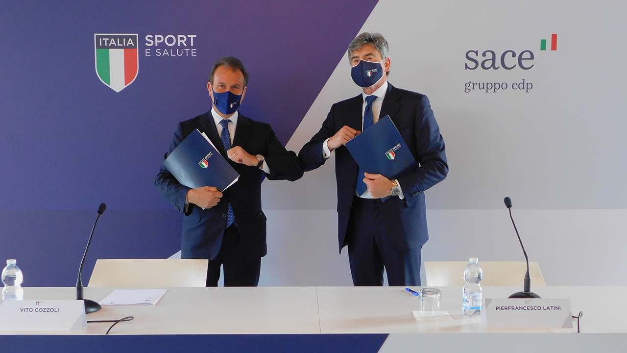 Accordo tra Sport e Salute SpA e SACE, un sostegno concreto allo sport per impianti anche in aree sprovviste.