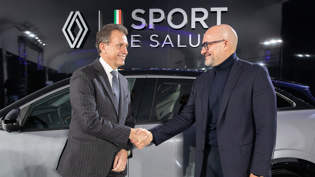 Presentata alla Sala delle Armi la partnership tra Sport e Salute e Renault