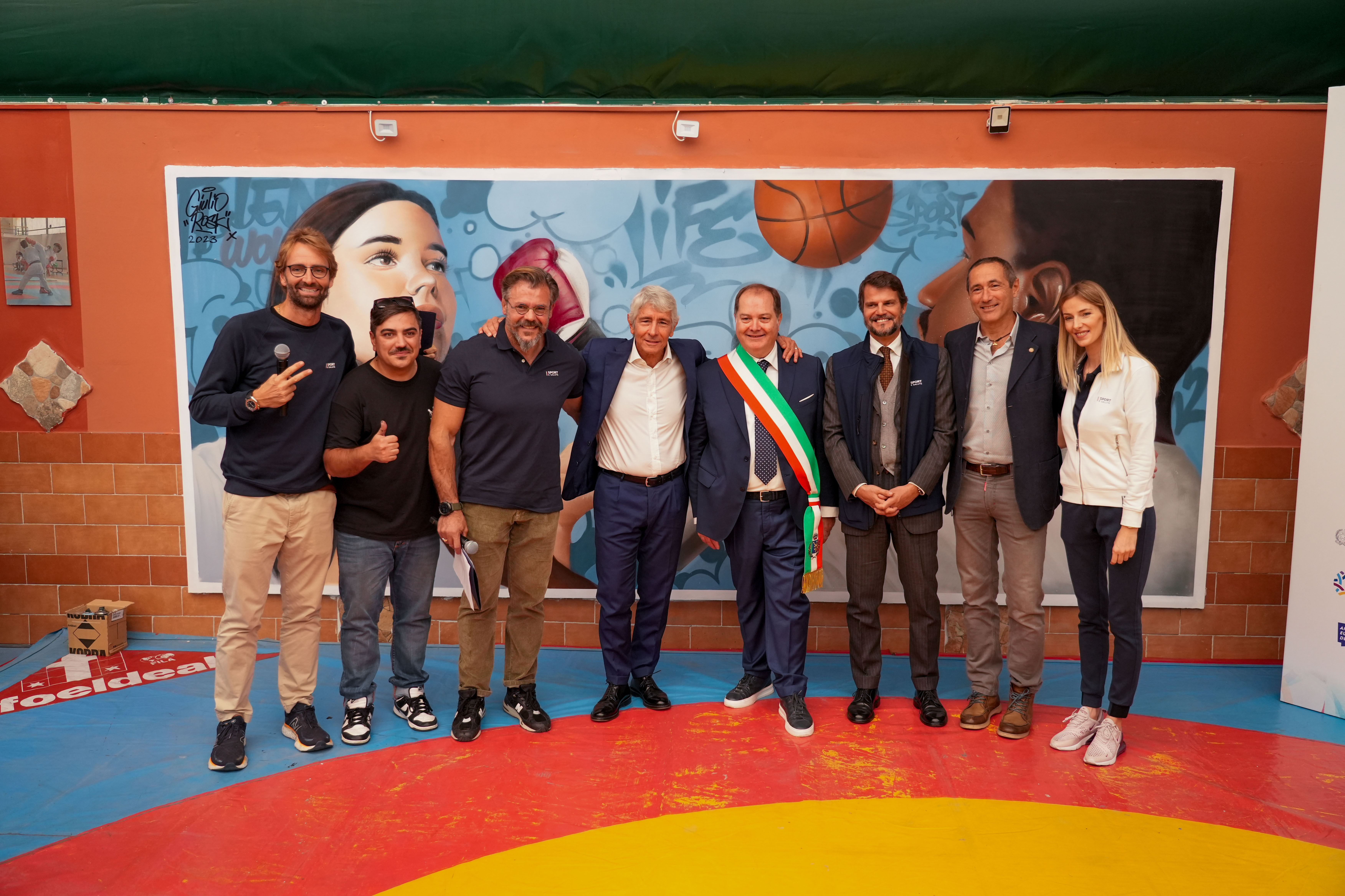 Inaugurato a San Cipriano d'Aversa lo Spazio Civico di Comunità. Il Ministro Abodi: 