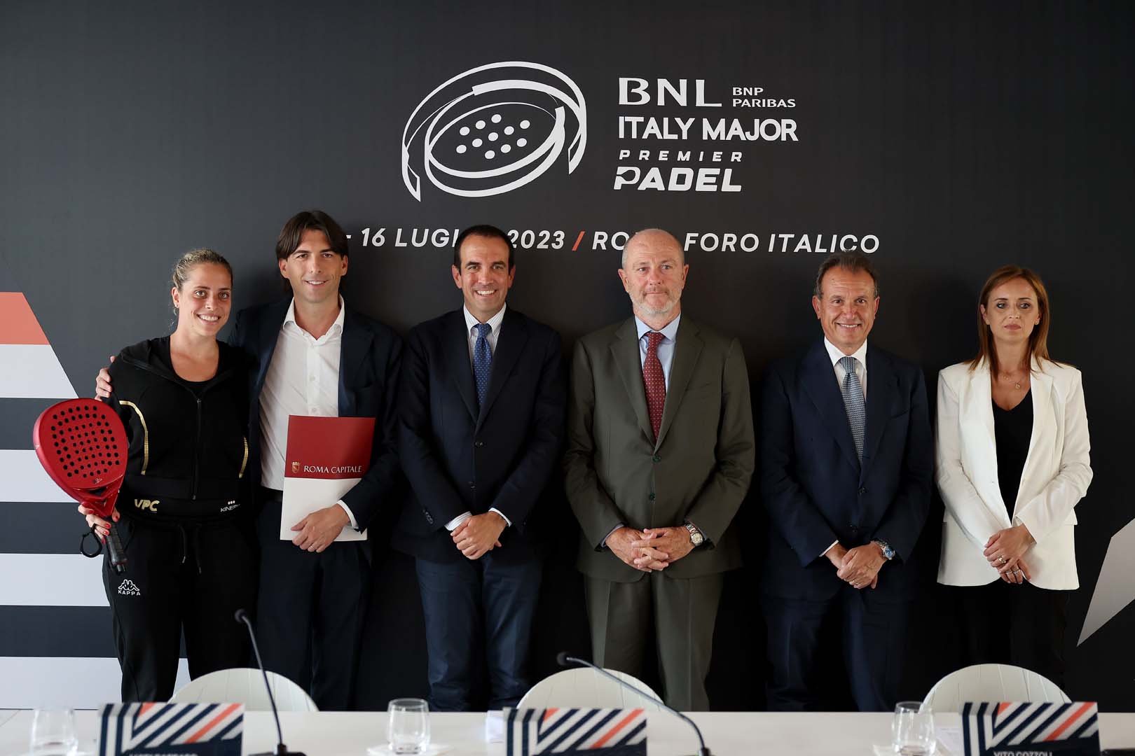 BNL Italy Mjor Premier Padel - Conferenza stampa 2023