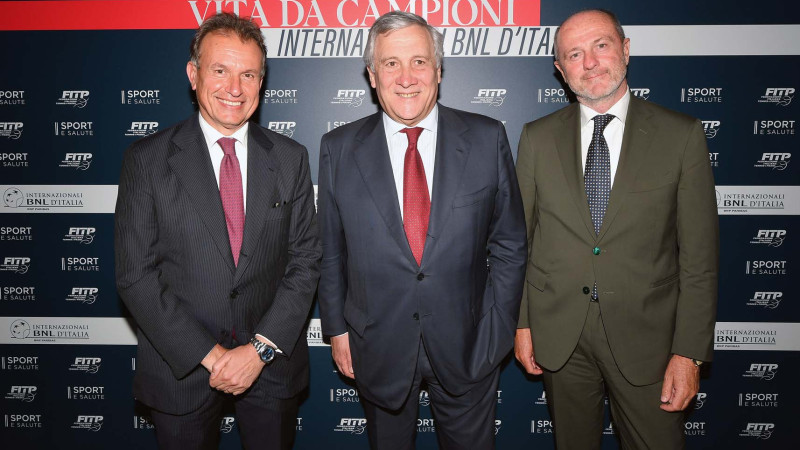 “VITA DA CAMPIONI” CON ANTONIO TAJANI, VICE PRESIDENTE DEL CONSIGLIO E MINISTRO DEGLI ESTERI E DELLA COOPERAZIONE INTERNAZIONALE