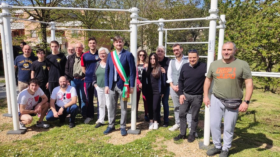 Sport di Tutti nel “polmone verde” di San Casciano: inaugurata la palestra all’aperto “digitale” al Policrosalus