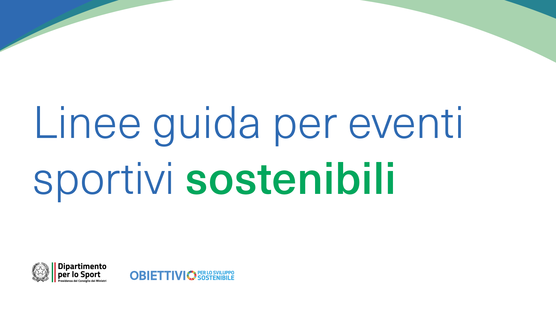 Linee guida per eventi sportivi sostenibili